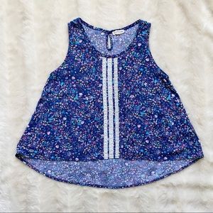 Girls floral tank top